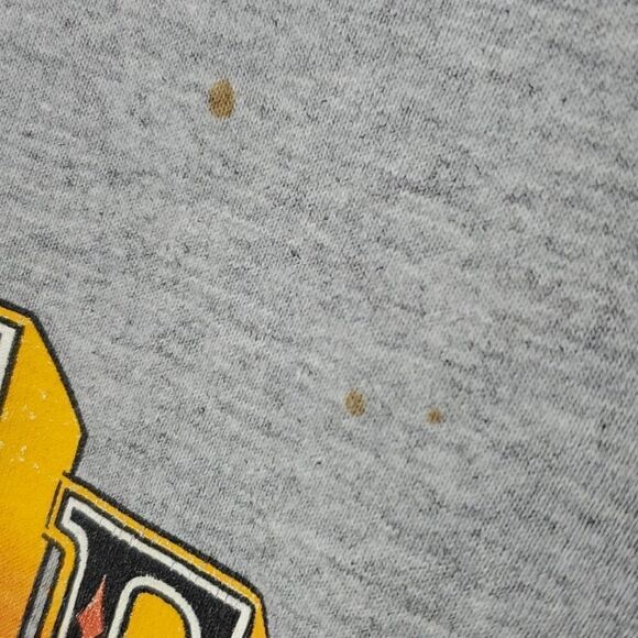 VINTAGE HARLEY DAVIDSON 2001 2003 GRAY ORANGE TSHIRT MUSCLE SHIRT SHIRTS L XL - Picture 7 of 16